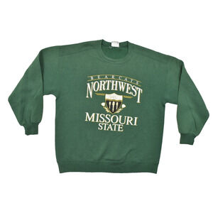 Gear For Sports Northwest Missouri State Bearcats Crewneck Sweatshirt Green XL